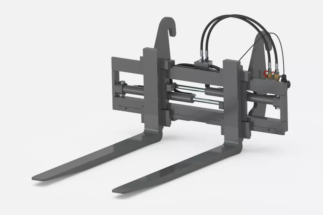 Weidemann Palettengabel hydraulisch verstellbar mit Zinken
