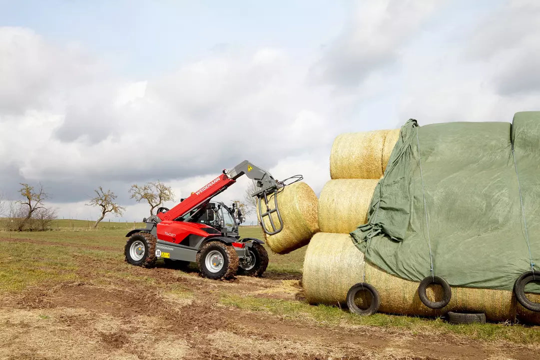 Weidemann Rundballenzange