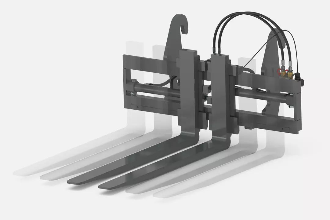 Weidemann Palettengabel hydraulisch verstellbar mit Zinken