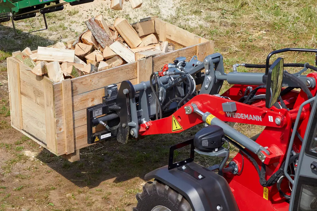 Weidemann Palettengabel hydraulisch duo
