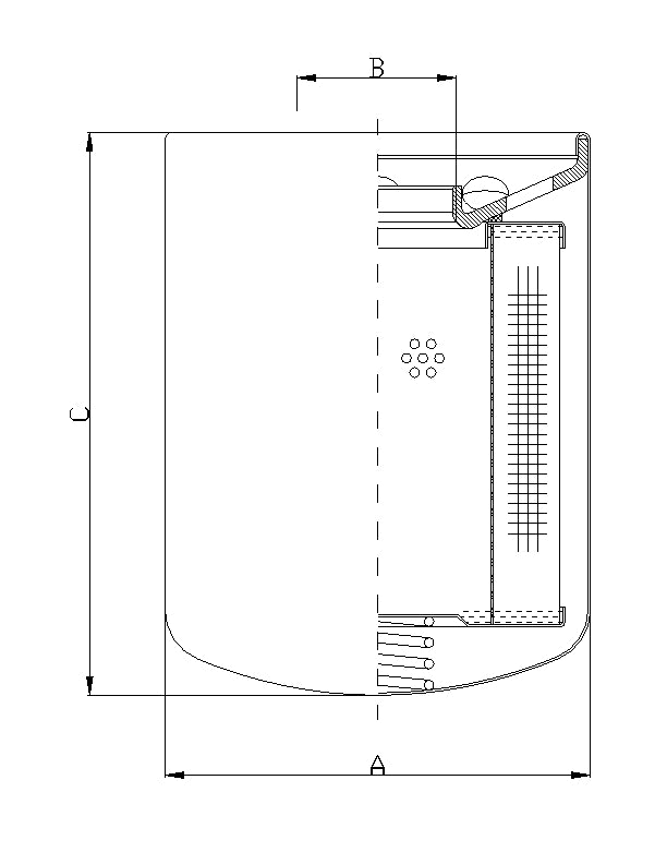 A152T60 Wechselfilter SpinOn