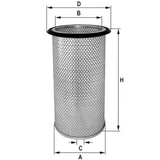 HP441 Luftfilterelement (Sekundärelement)