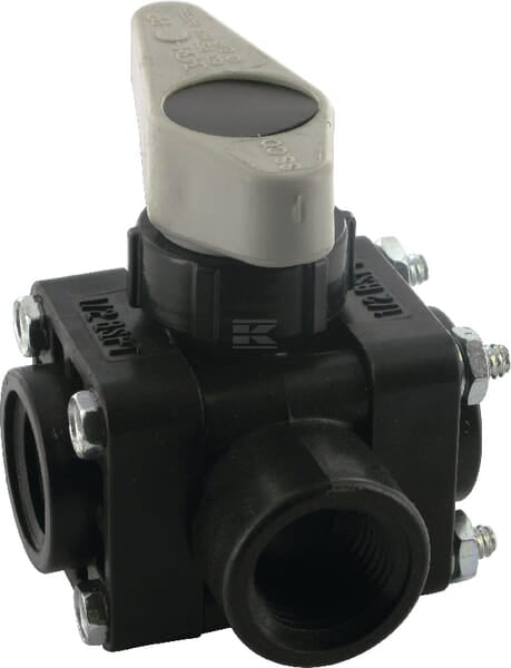 Ventil 3-Wege 1/2" BSP weiblic
