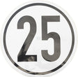 Aufkleber 25 Km/H