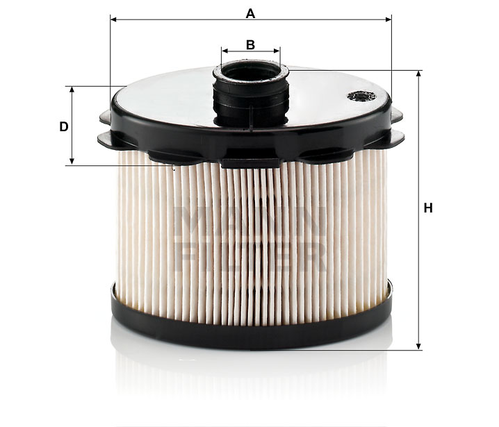PU 1021 x Kraftstofffilterelement, metallfrei