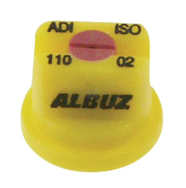 Albuz, Flachstrahldüse, AD, Gelb, 110°, Keramik, SW8