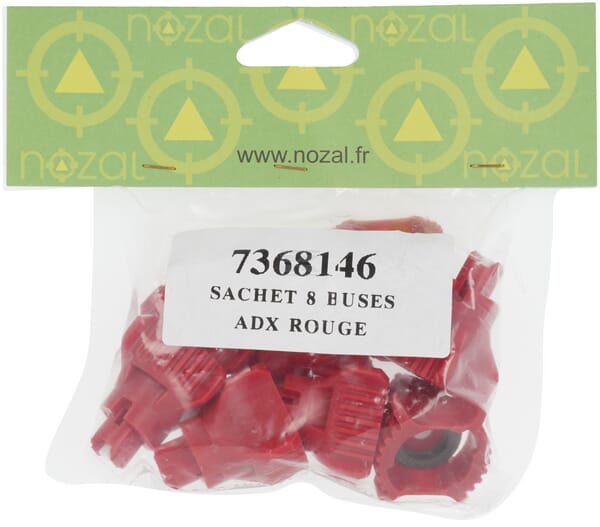 Nozal, Injektordüse, ADX, Rot, 120°, Keramik, Bayonet