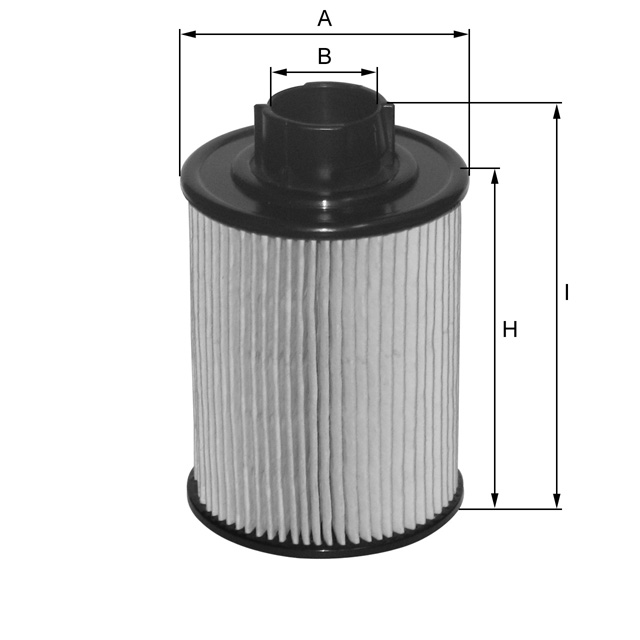 MFE1558MB Kraftstofffilterelement (metallfrei)