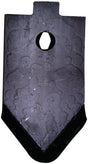 Grubberspitze 240x120x10mm, flach, 1 Loch, passend für Kerner