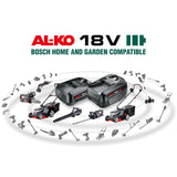 AL-KO Akku-Heckenschere  HT 1845 AL-KO 18 V BOSCH HOME AND GARDEN COMPATIBLE