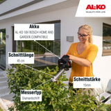 AL-KO Akku-Heckenschere  HT 1845 AL-KO 18 V BOSCH HOME AND GARDEN COMPATIBLE