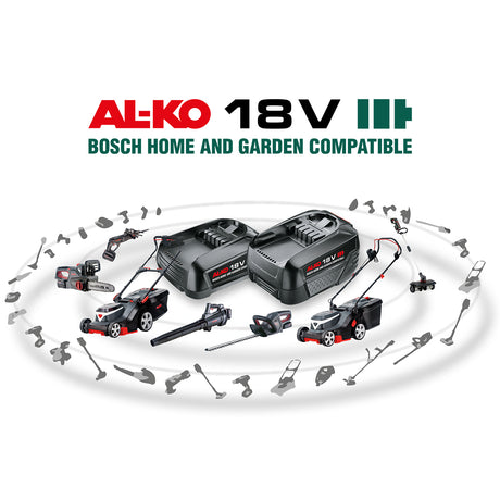 AL-KO Akku-Rasentrimmer GT 1825 AL-KO 18 V BOSCH HOME AND GARDEN COMPATIBLE inkl. Akku und Ladegerät