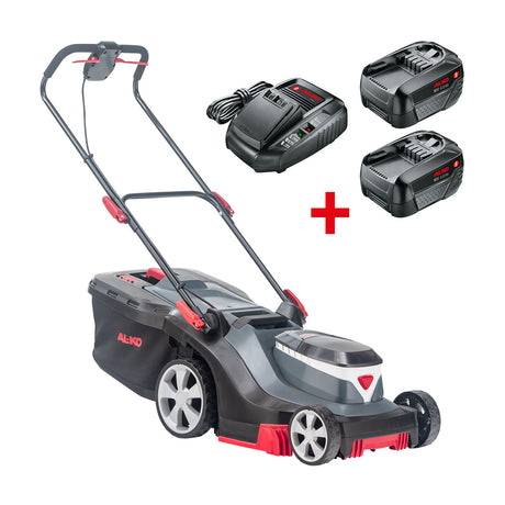 AL-KO Akku-Rasenmäher 38.2 Li Comfort AL-KO 18 V BOSCH HOME AND GARDEN COMPATIBLE inkl. 2 Akkus und Ladegerät