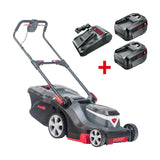 AL-KO Akku-Rasenmäher 382 Li Premium AL-KO 18 V BOSCH HOME AND GARDEN COMPATIBLE inkl. 2 Akkus und Ladegerät