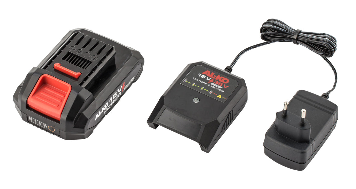 AL-KO 18V Power Starterset Akku 2,5Ah+Ladeg 1A