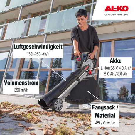 AL-KO AL-KO 36 V Akku-Laubsauger LBV 4090