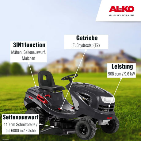 AL-KO AL-KO Benzin-Rasentraktor Comfort 18-111.4 HDS-A V2