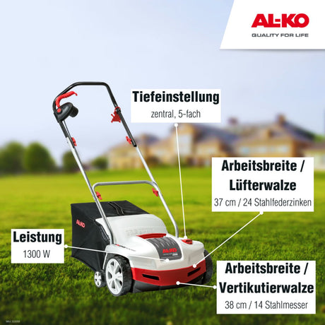 AL-KO Elektrovertikutierer AL-KO Combi Care 38.6 E Comfort