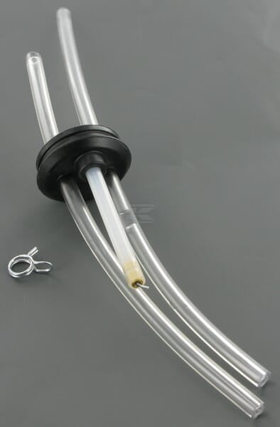 Hose with transit rubber