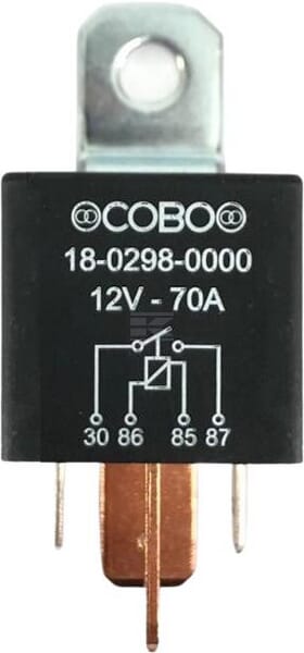 Relais, 12 V, 70 A