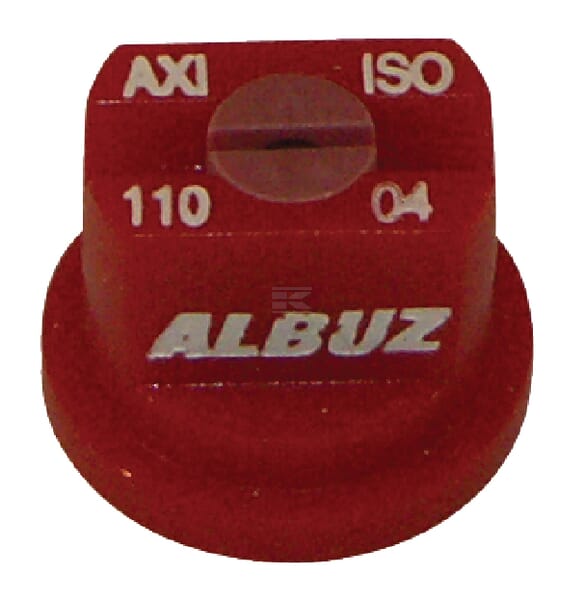 Albuz, Flachstrahldüse, AXI, Rot, 110°, Keramik, SW8