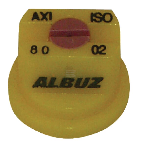 Albuz, Flachstrahldüse, AXI, Gelb, 80°, Keramik, SW8