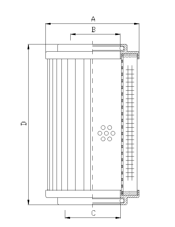 R261C10 Hydraulikfilterelement (Rücklauffilter)