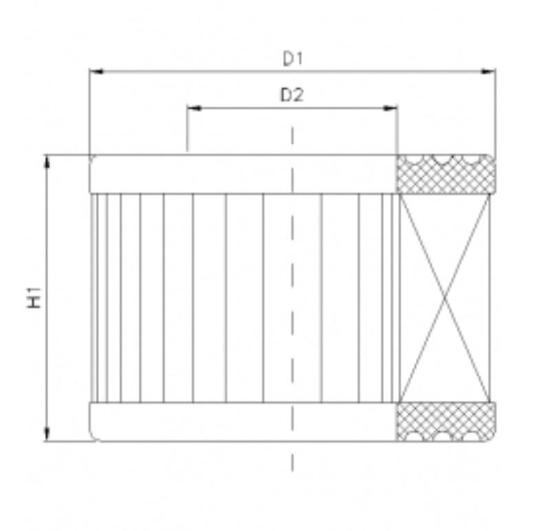 B120C40 Luftfilterelement
