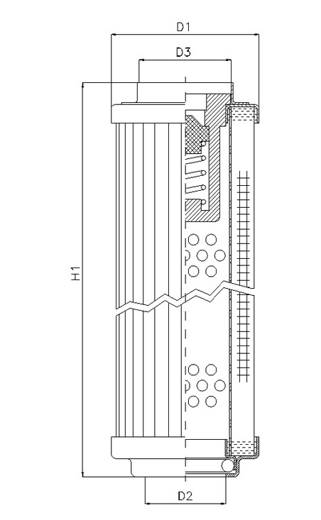 R102G10B Hydraulikfilterelement (Rücklauffilter)