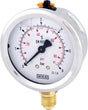 Manometer, Ø63 mm, 6 bar, Anschluss unten 1/4"