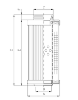 R531G25 Hydraulikfilterelement (Rücklauffilter)