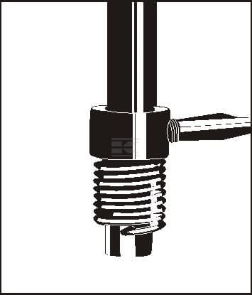 V-Spule M10x1x10