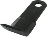 Schlegelmesser, Länge 215mm, breite 60mm, dicke 7mm, bohrungsdurchmesser 25.8mm, Kramp