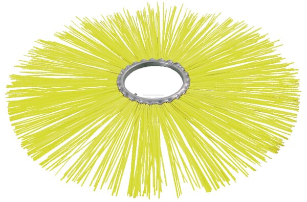 Bürstenring 500/110 poly gelb