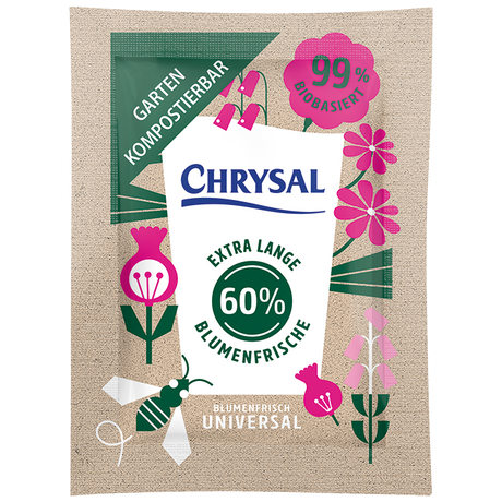 Chrysal Chrysal Blumenfrisch Universal biobasiert kompostierbar Pulver | 0,5 Liter