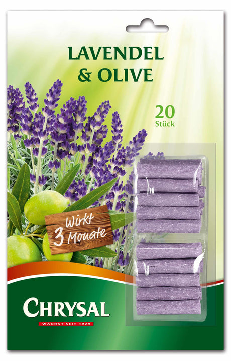 Chrysal Chrysal Lavendel & Olive Düngestäbchen 10 x 20 Stück
