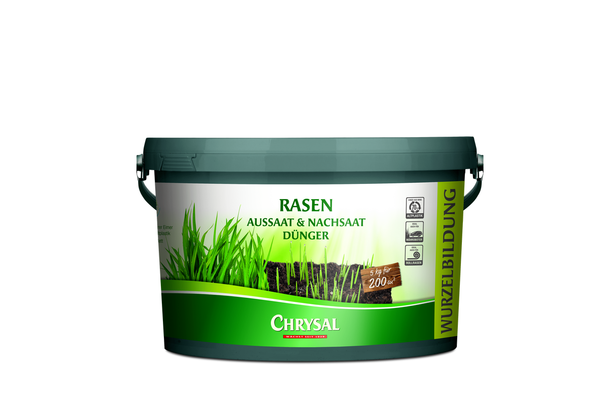 Chrysal Chrysal Rasen Aussaat & Nachsaat Dünger 200 m² | 5 kg