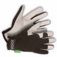KIXX KIXX Handschuh Lycra/Ziegennappa schwarz/hellgrau