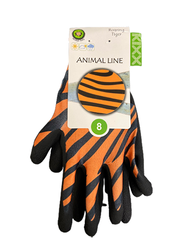 KIXX KIXX Handschuh Polyester/Latex Roaring Tiger