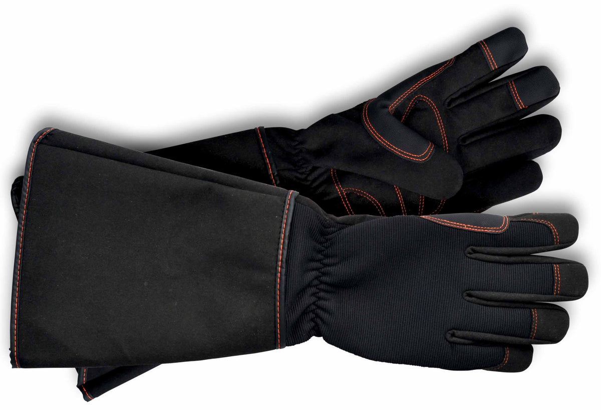 KIXX KIXX Handschuh Rose synthetisches Leder - schwarz