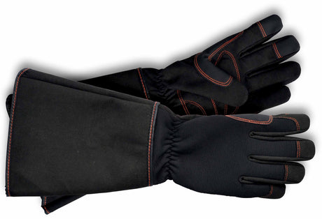 KIXX KIXX Handschuh Rose synthetisches Leder - schwarz