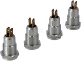Rundumleuchtenhalter Messingverbinder (4er Pack)