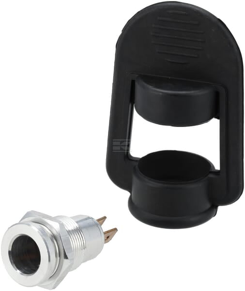 Rundumleuchten Messingverbinder + Gummikappe (4er Pack)