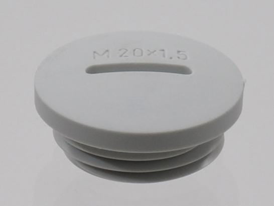 Blindstopfen M20x1,5; PA; Grau