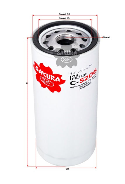 C-5206 Ölfilter SpinOn
