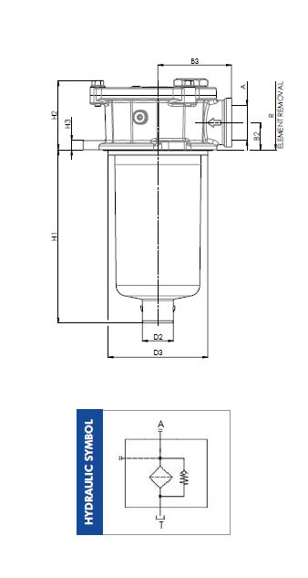 FRTR160G10BBB70C000S0 Leitungsfilter (Rücklauffilter)
