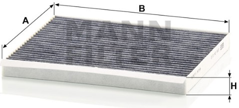 CUK 24 013 Innenraumfilterelement (Aktivkohle)