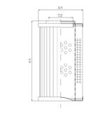 XD040G15A Hydraulikfilterelement (Druckfilter)