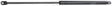 Gasdruckdämpfer, stangendurchmesser 8mm, zylinderdurchmesser 18mm, stangenhub 220mm, 500N, Stabilus