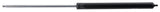 Gasdruckdämpfer, stangendurchmesser 8mm, zylinderdurchmesser 20mm, stangenhub 200mm, 150N